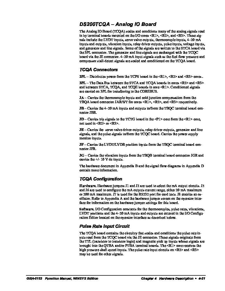 First Page Image of DS200TCQAF1BBF Data Sheet GEH-6153.pdf